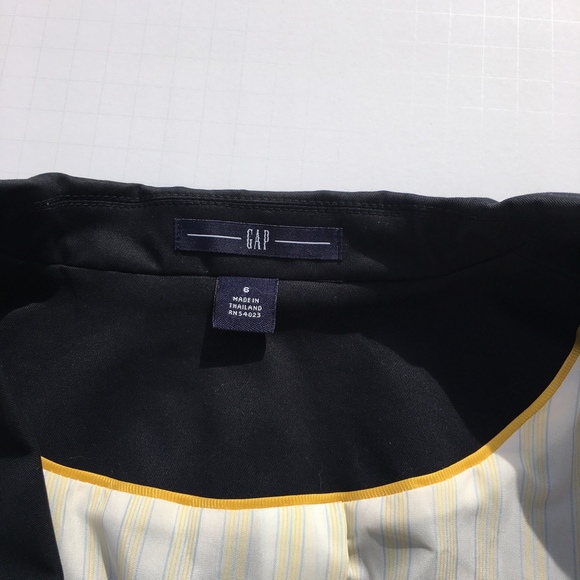 4/$20 GAP Woven Fitted Navy School Blazer sz 6 - Picture 4 of 7